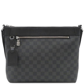 ルイヴィトン LOUIS VUITTON ミック PM NM N40003 ブラック ダミエグラフィットキャンバス ショルダーバッグ シルバー金具 黒 グレー