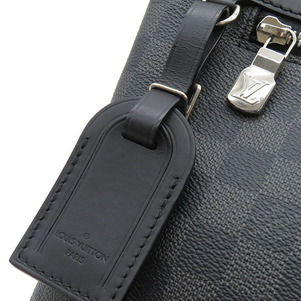 ルイヴィトン LOUIS VUITTON ミック PM NM N40003 ブラック ダミエグラフィットキャンバス ショルダーバッグ シルバー金具 黒 グレー