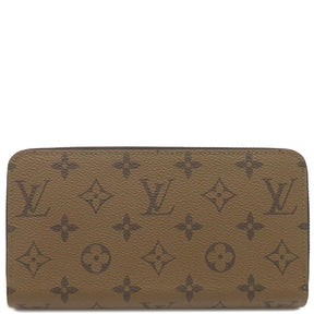 ルイヴィトン LOUIS VUITTON ジッピーウォレット M82444 モノグラムリバース モノグラムリバースキャンバス 長財布 ゴールド金具 茶 ラウンドファスナー