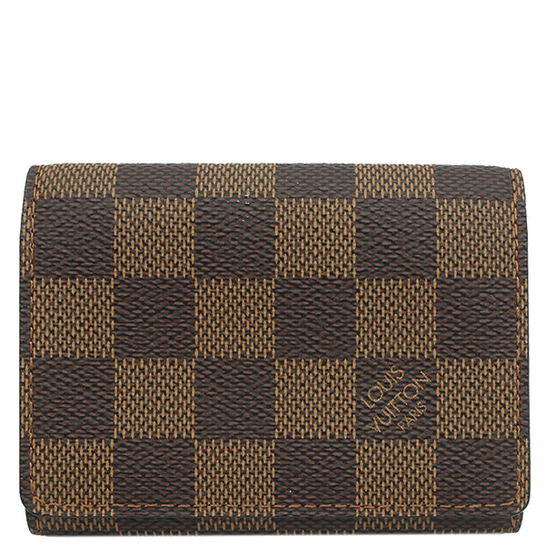 ルイヴィトン LOUIS VUITTON アンヴェロップ カルト ドゥ ヴィジット N62920 ダミエエベヌ ダミエキャンバス カードケース 茶 カード入れ 名刺入れ