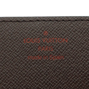 ルイヴィトン LOUIS VUITTON アンヴェロップ カルト ドゥ ヴィジット N62920 ダミエエベヌ ダミエキャンバス カードケース 茶 カード入れ 名刺入れ