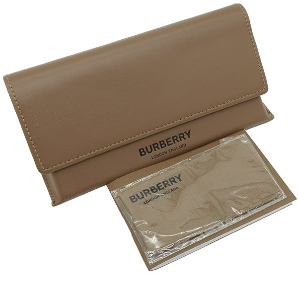 バーバリー BURBERRY ラウンド 55□21 B4231-D ブラック プラスチック サングラス ゴールド金具 黒 グレーレンズ