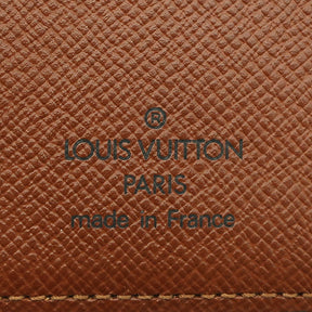 ルイヴィトン LOUIS VUITTON アジェンダ PM R20005 モノグラム モノグラムキャンバス 手帳カバー ゴールド金具 茶 システム手帳 スケジュール帳 名前刻印入り