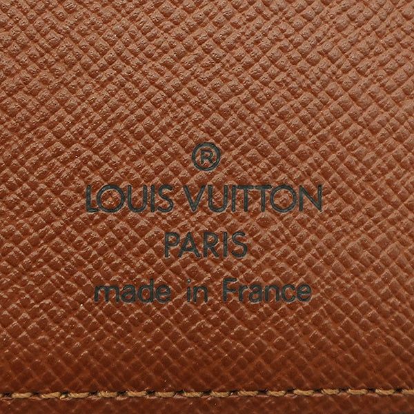 ルイヴィトン LOUIS VUITTON アジェンダ PM R20005 モノグラム モノグラムキャンバス 手帳カバー ゴールド金具 茶 システム手帳 スケジュール帳 名前刻印入り