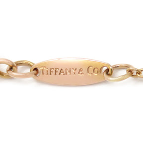 ティファニー Tiffany & Co バイザヤード シングルダイヤモンド ペンダント ピンクゴールド K18PG ダイヤモンド ネックレス エルサペレッティ AU750 T&Co. 1石