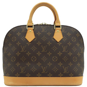 ルイヴィトン LOUIS VUITTON アルマ PM M51130 モノグラム モノグラムキャンバス ハンドバッグ ゴールド金具 茶 鍵・パドロック欠品