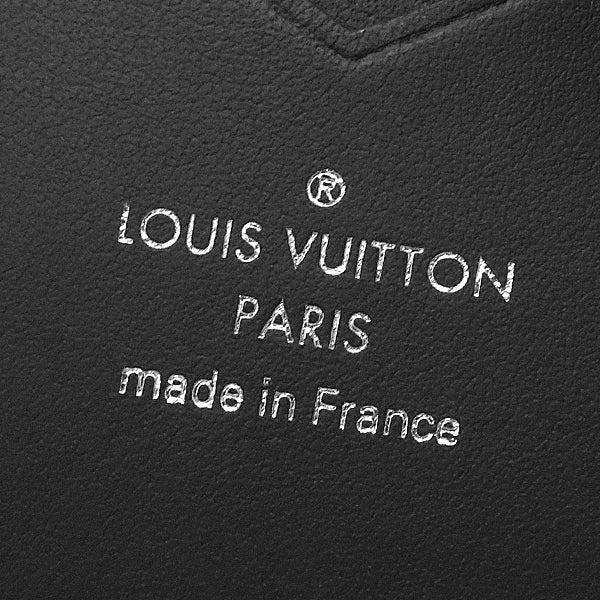 ルイヴィトン LOUIS VUITTON ヴェルティカル ウォレット コンパクト クロコ ブラック トリヨンレザー クロコ 二つ折り財布 シルバー金具 黒