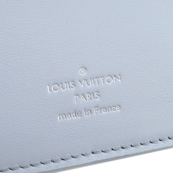 ルイヴィトン LOUIS VUITTON ヴェルティカル ウォレット クロコ ブルー系 トリヨンレザー クロコ 長財布 シルバー金具 水色 青