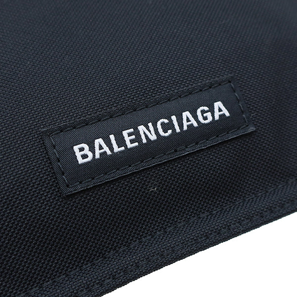 バレンシアガ BALENCIAGA エクスプローラー 618379 ブラック ナイロン ショルダーバッグ ガンメタル金具 黒 斜め掛け サコ