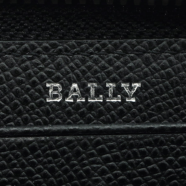 バリー BALLY テレン TELEN 6218049 ブラック  ボヴィンレザー 長財布 シルバー金具 新品 未使用 黒 ラウンドファスナー