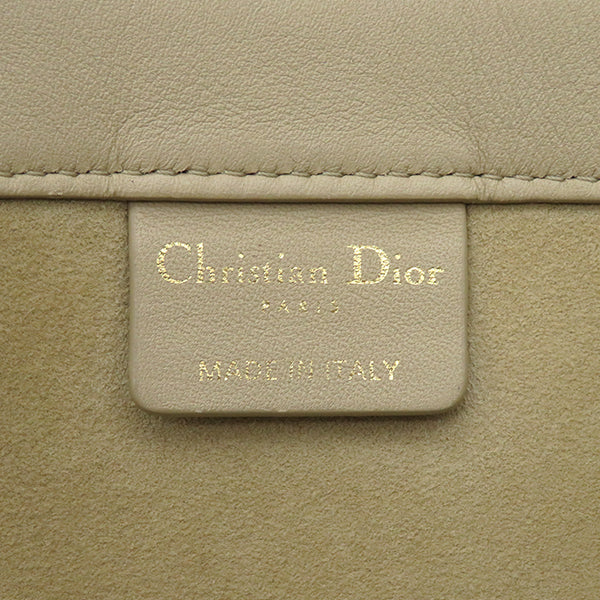 クリスチャン・ディオール Christian Dior Book Tote バッグ ミディアム M1296ZGSB ベージュ レザー トートバッグ ハンドバッグ トートバッグ