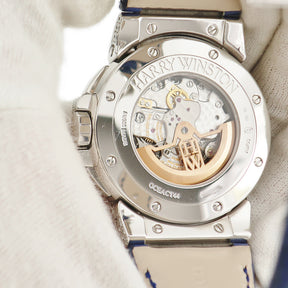 ハリーウィンストン Harry Winston オーシャン トリレトロ クロノグラフ OCEACT44WW002 自動巻き メンズ K18WG無垢 純正ダイヤ シェル