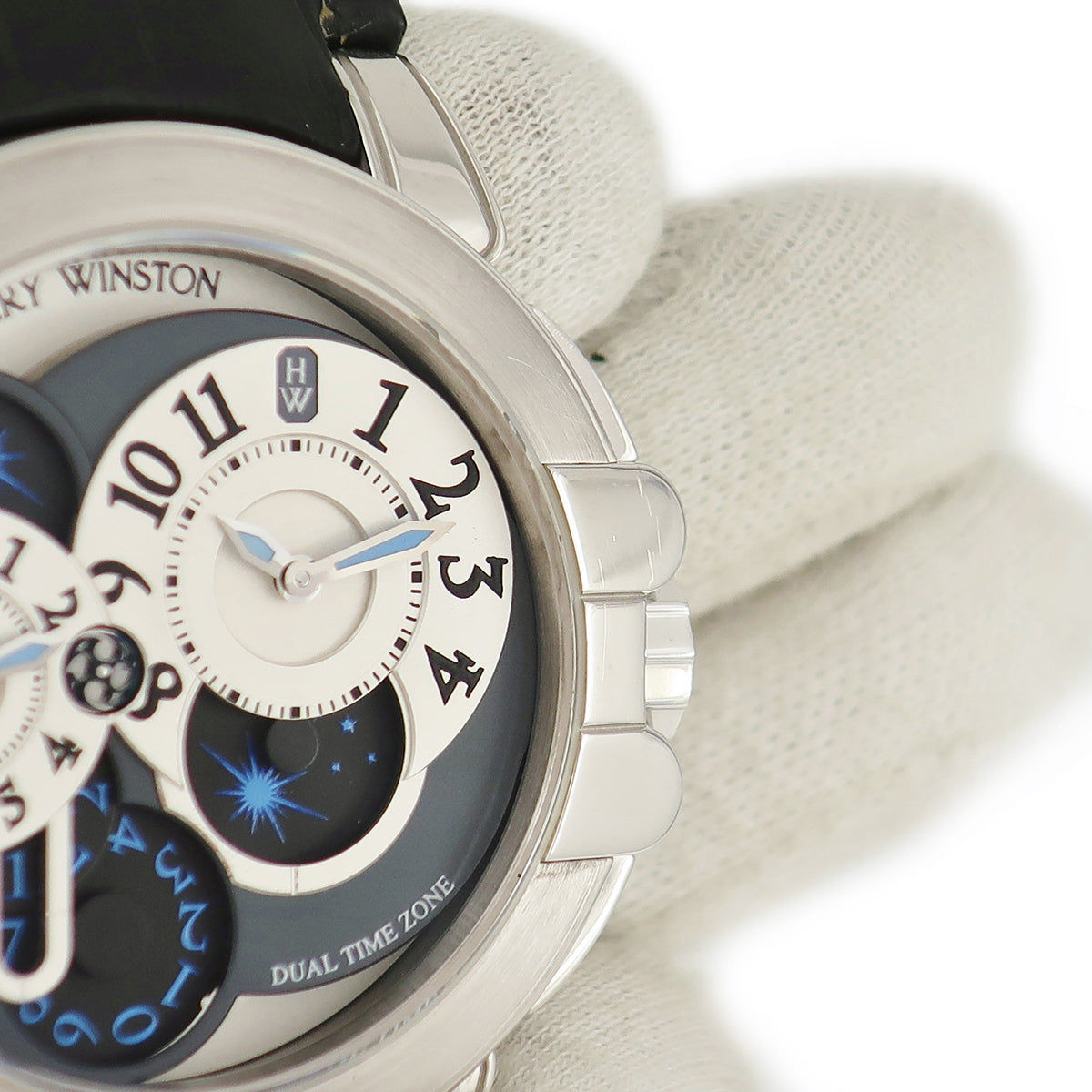 ハリーウィンストン Harry Winston オーシャン デュアルタイム OCEATZ44WW004 自動巻き メンズ K18WG無垢 GMT