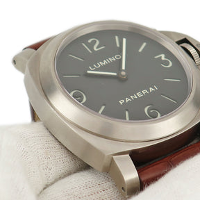 パネライ PANERAI ルミノール ベース PAM00176 手巻き メンズ M番 ブラック