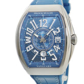 フランクミュラー FRANCK MULLER ヴァンガード マリナー V43SC DT YT MAR ACAC 自動巻き メンズ 新品同様 デイト トノウ ブルー