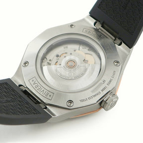 ボーム&メルシエ BAUME&MERCIER リビエラ オートマティック M0A10660 自動巻き メンズ グレー 12角形 PDVゴールドリング