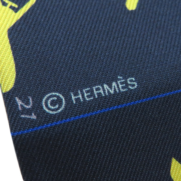 エルメス HERMES ツイリー キャバン×ジョーヌヴィフ×ローズ シルク スカーフ 新品 未使用【HERMES PARADE/エルメスパラード】