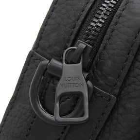 ルイヴィトン LOUIS VUITTON スティーマーメッセンジャー M57307  ブラック トリヨンレザー ショルダーバッグ ブラック金具 黒 斜め掛け