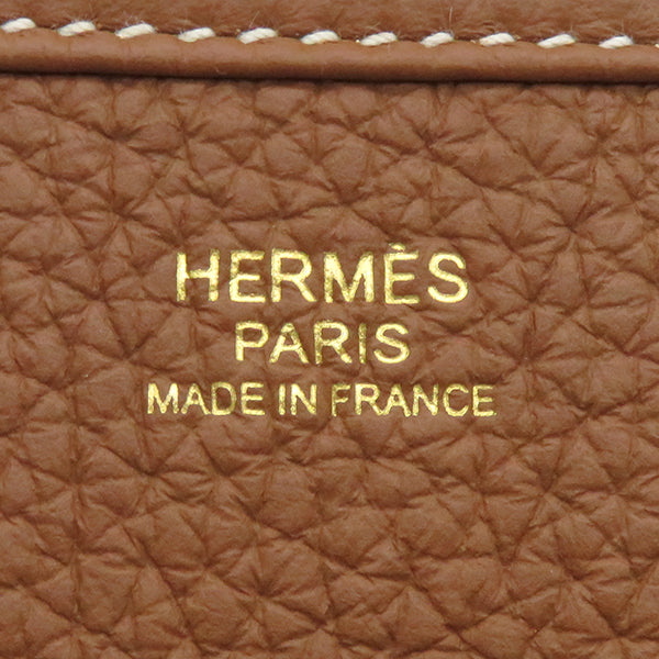 エルメス HERMES エヴリン3 PM ゴールド トリヨンクレマンス ショルダーバッグ ゴールド金具 茶