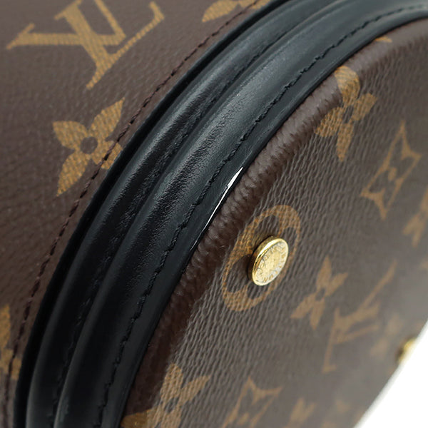 ルイヴィトン LOUIS VUITTON カノエ M83480 モノグラム モノグラムキャンバス レザー 2WAYバッグ ゴールド金具 茶 ショルダー ハンドバッグ