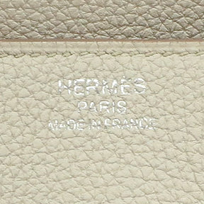 エルメス HERMES バーキン35 べトン トゴ ハンドバッグ シルバー金具 アイボリー 白