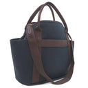 エルメス HERMES サックドパンサージュ グルーム 068312CK ネイビー×オレンジ トワルシェブロン 2WAYバッグ シルバー金具 紺 ショルダー トート