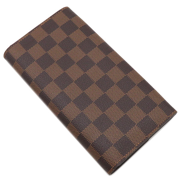 ルイヴィトン LOUIS VUITTON ポルトフォイユ サラ N61734 ダミエエベヌ ダミエキャンバス 長財布 ゴールド金具 茶 二つ折り