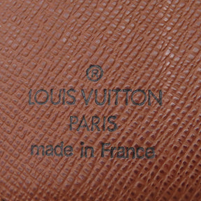 ルイヴィトン LOUIS VUITTON コンパクトジップ M61667 モノグラム モノグラムキャンバス 二つ折り財布 ゴールド金具 茶