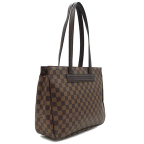 ルイヴィトン LOUIS VUITTON パリオリ GM N51124 ダミエエベヌ ダミエキャンバス トートバッグ ゴールド金具 茶 肩掛け