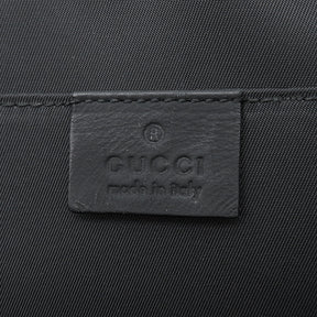 グッチ GUCCI グッチシマ ブリーフケース 322079 ブラック レザー ビジネスバッグ シルバー金具 黒