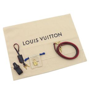 ルイヴィトン LOUIS VUITTON モンテーニュBB M42747 マリーヌルージュ モノグラムアンプラント 2WAYバッグ ゴールド金具 ハンドバッグ ショルダー 紺 赤