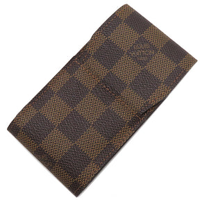 ルイヴィトン LOUIS VUITTON エテュイ シガレット ケース N63024 ダミエエベヌ ダミエキャンバス シガレットケース 茶 タバコ入れ