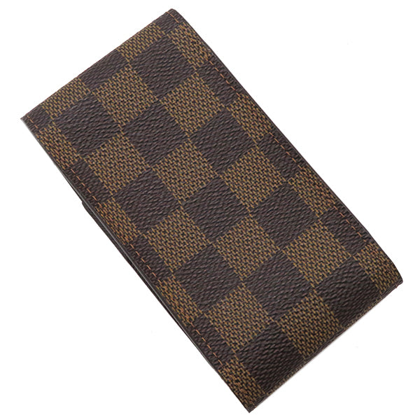 ルイヴィトン LOUIS VUITTON エテュイ シガレット ケース N63024 ダミエエベヌ ダミエキャンバス シガレットケース 茶 タバコ入れ