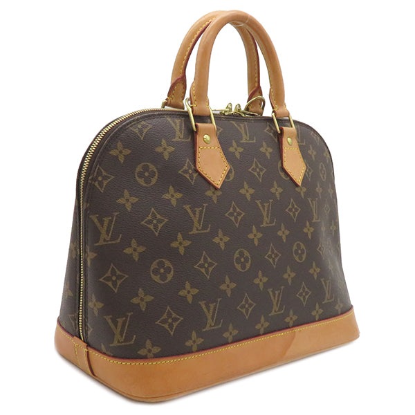 ルイヴィトン LOUIS VUITTON アルマ M51130 モノグラム モノグラムキャンバス ハンドバッグ ゴールド金具 茶