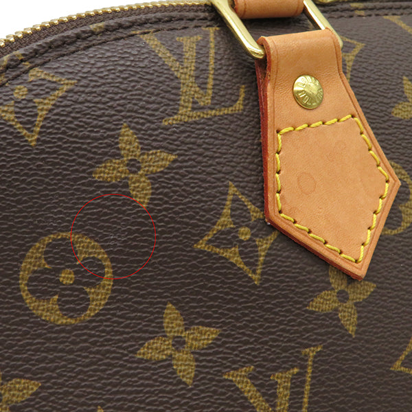 ルイヴィトン LOUIS VUITTON アルマ M51130 モノグラム モノグラムキャンバス ハンドバッグ ゴールド金具 茶