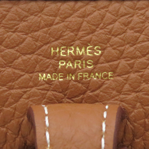 エルメス HERMES エヴリンTPM ゴールド トリヨンクレマンス ショルダーバッグ ゴールド金具 茶