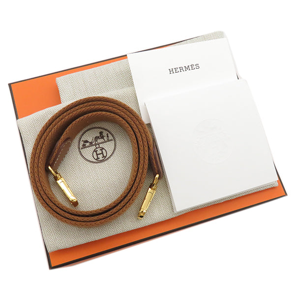 エルメス HERMES エヴリンTPM ゴールド トリヨンクレマンス ショルダーバッグ ゴールド金具 茶