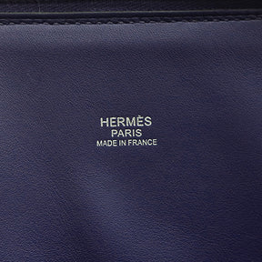 エルメス HERMES ボリード31 ブルーアンクル トリヨンクレマンス 2WAYバッグ シルバー金具 紺 ショルダー