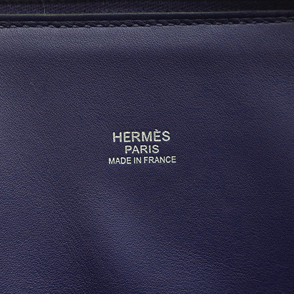 エルメス HERMES ボリード31 ブルーアンクル トリヨンクレマンス 2WAYバッグ シルバー金具 紺 ショルダー