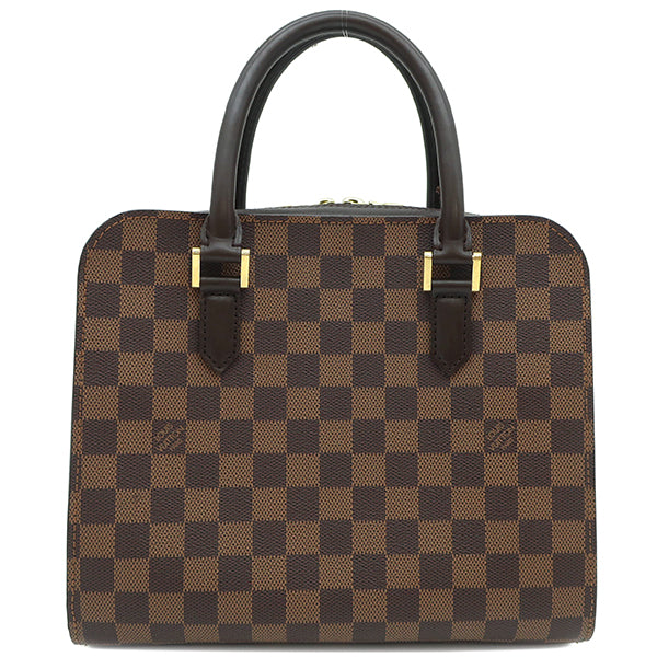 ルイヴィトン LOUIS VUITTON トリアナ N51155 ダミエエベヌ ダミエキャンバス ハンドバッグ ゴールド金具 茶