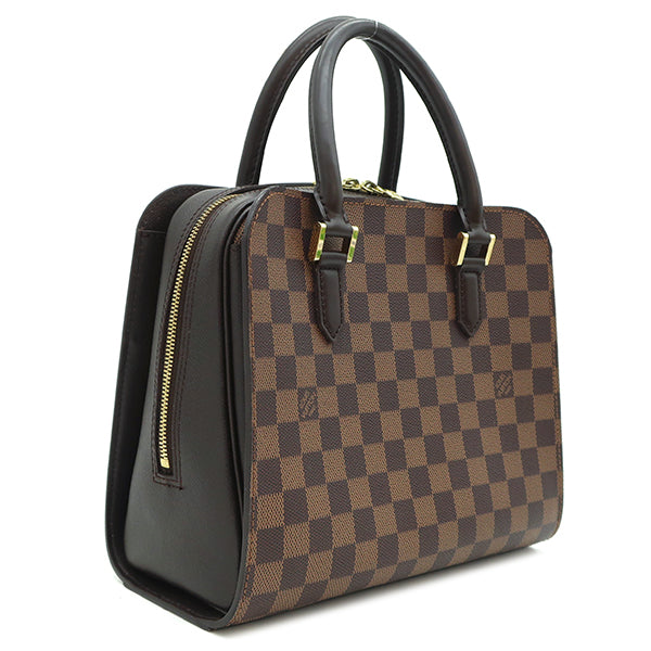 ルイヴィトン LOUIS VUITTON トリアナ N51155 ダミエエベヌ ダミエキャンバス ハンドバッグ ゴールド金具 茶