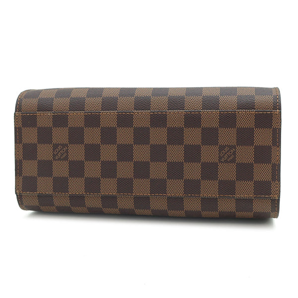 ルイヴィトン LOUIS VUITTON トリアナ N51155 ダミエエベヌ ダミエキャンバス ハンドバッグ ゴールド金具 茶