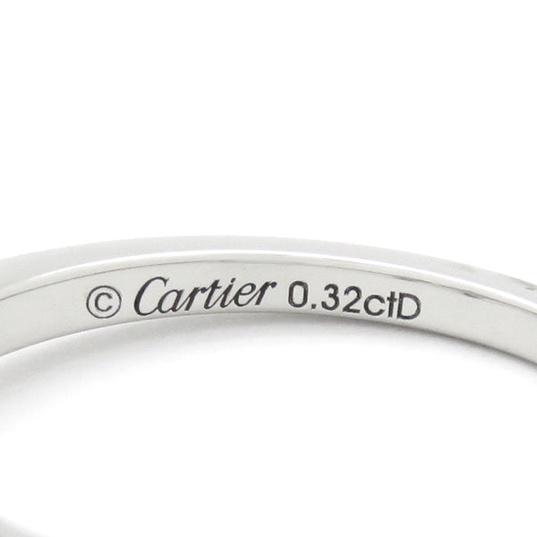 カルティエ Cartier バレリーナ ソリテール N4198051 プラチナシルバー Pt950 ダイヤモンド #51(JP11) リング 指輪 10.5号