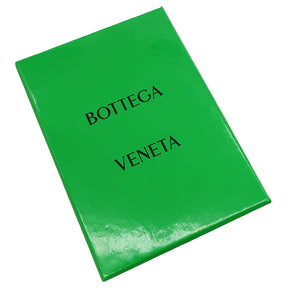 ボッテガヴェネタ BOTTEGA VENETA イントレチャート コンパクト ウォレット グレー レザー 二つ折り財布 シルバー金具 札入れ