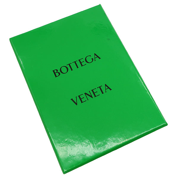 ボッテガヴェネタ BOTTEGA VENETA イントレチャート コンパクト ウォレット グレー レザー 二つ折り財布 シルバー金具 札入れ