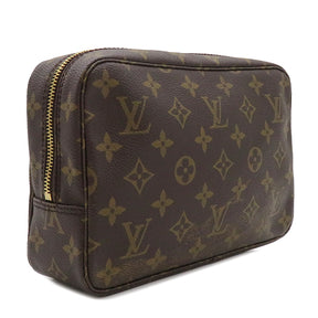 ルイヴィトン LOUIS VUITTON トゥルース トワレット23 M47524 モノグラム モノグラムキャンバス ポーチ ゴールド金具 小物入れ 茶