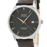 ミドー MIDO バロンチェッリ クロノメーター M027.408.16.061.00 自動巻き メンズ 未使用 チャコールグレー