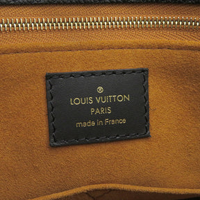 ルイヴィトン LOUIS VUITTON オンザゴー MM M45595 ノワール モノグラムアンプラント 2WAYバッグ ゴールド金具 黒 ハンドバッグ ショルダー