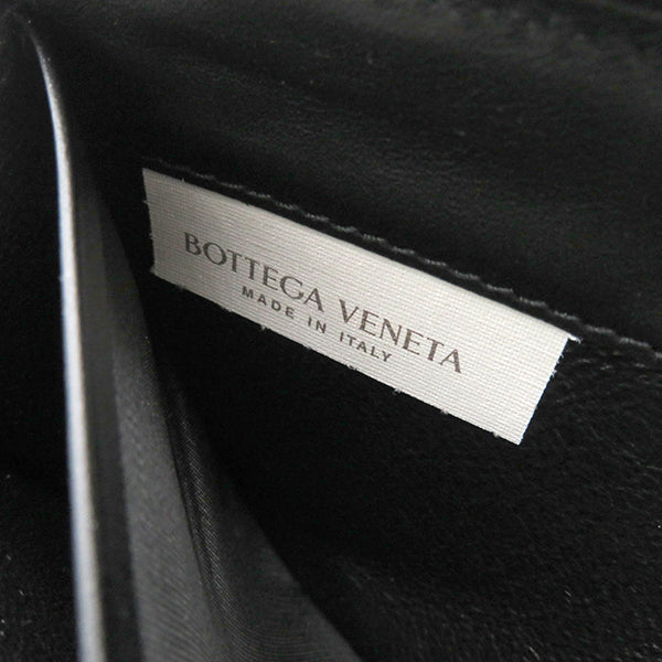 ボッテガヴェネタ BOTTEGA VENETA イントレチャート ラウンドファスナー 510643V46511000 ブラック レザー 長財布 ガンメタル金具 黒 新品 未使用