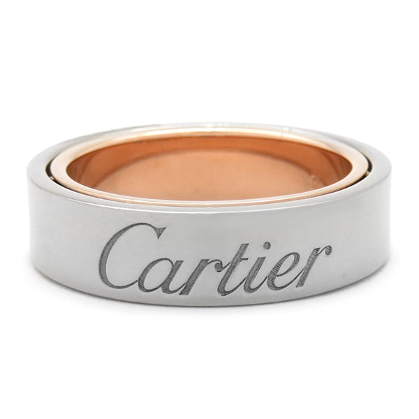 カルティエ Cartier シークレット ラブリング B4065053 ホワイトゴールドXピンクゴールド K18WG K18PG #53(JP13) リング 指輪 Au750 18金 12.5号